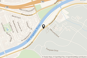 Map with location marker