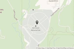 Map with location marker