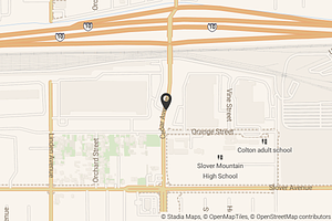 Map with location marker