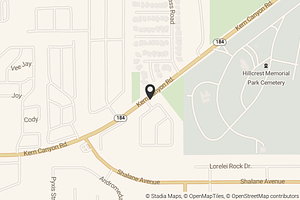 Map with location marker