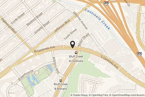 Map with location marker