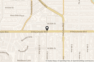 Map with location marker