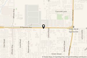 Map with location marker