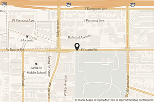 Map with location marker