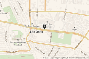 Map with location marker