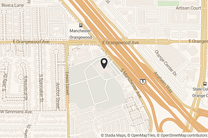 Map with location marker