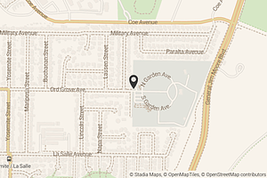 Map with location marker