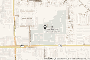 Map with location marker