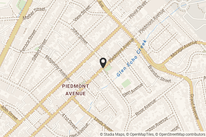 Map with location marker