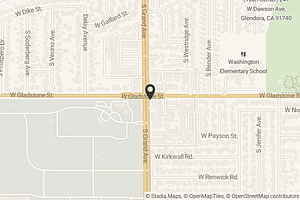 Map with location marker