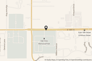 Map with location marker