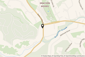 Map with location marker