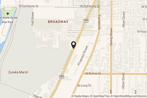 Map with location marker