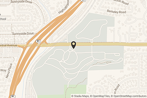 Map with location marker