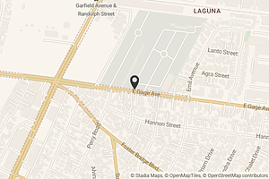 Map with location marker