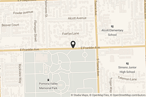 Map with location marker