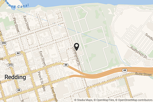 Map with location marker