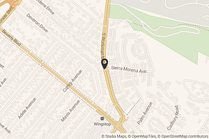 Map with location marker