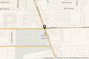 Map with location marker