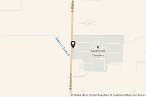 Map with location marker