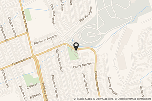 Map with location marker