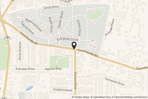 Map with location marker