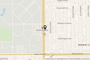 Map with location marker