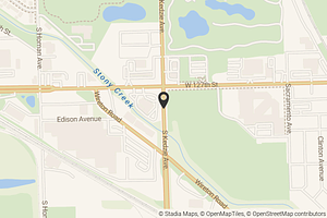 Map with location marker