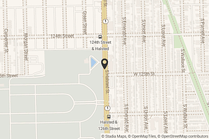 Map with location marker