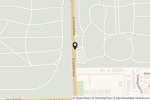 Map with location marker