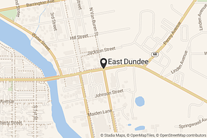 Map with location marker