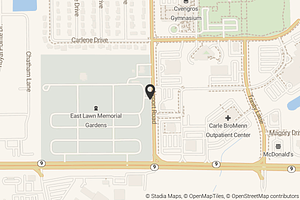 Map with location marker