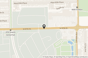 Map with location marker