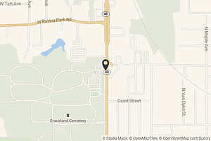 Map with location marker