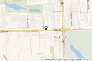 Map with location marker