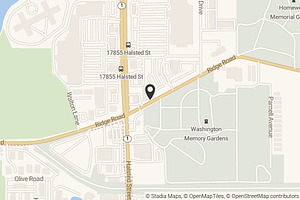 Map with location marker