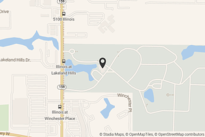 Map with location marker