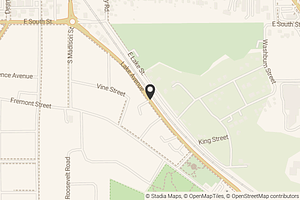 Map with location marker