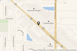 Map with location marker