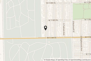 Map with location marker