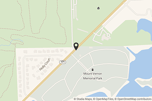 Map with location marker