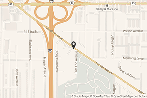 Map with location marker