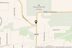 Map with location marker