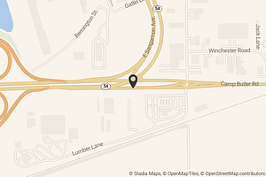 Map with location marker