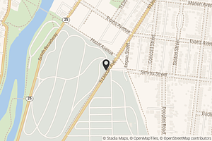 Map with location marker