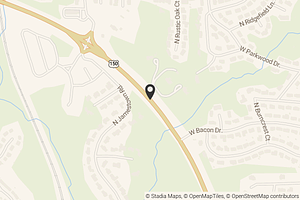 Map with location marker