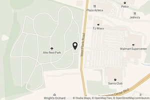 Map with location marker