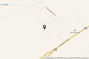 Map with location marker