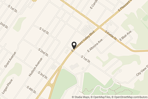 Map with location marker