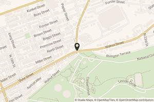 Map with location marker